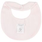 Baby Girls Pink Dots Bib, 2, hi-res
