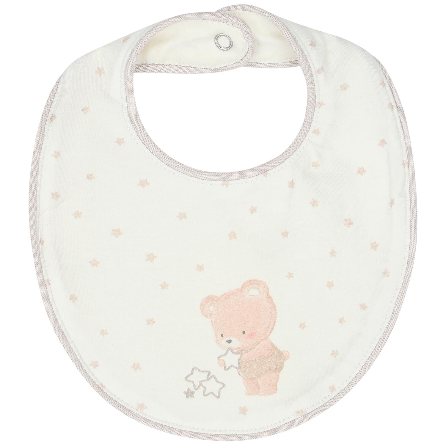 Ivory Babygrow, Hat & Bib Set, 2, hi-res