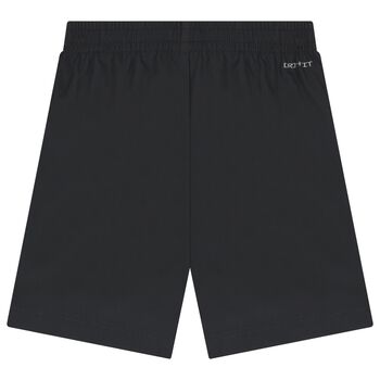 Boys Black Logo Dri-FIT Shorts