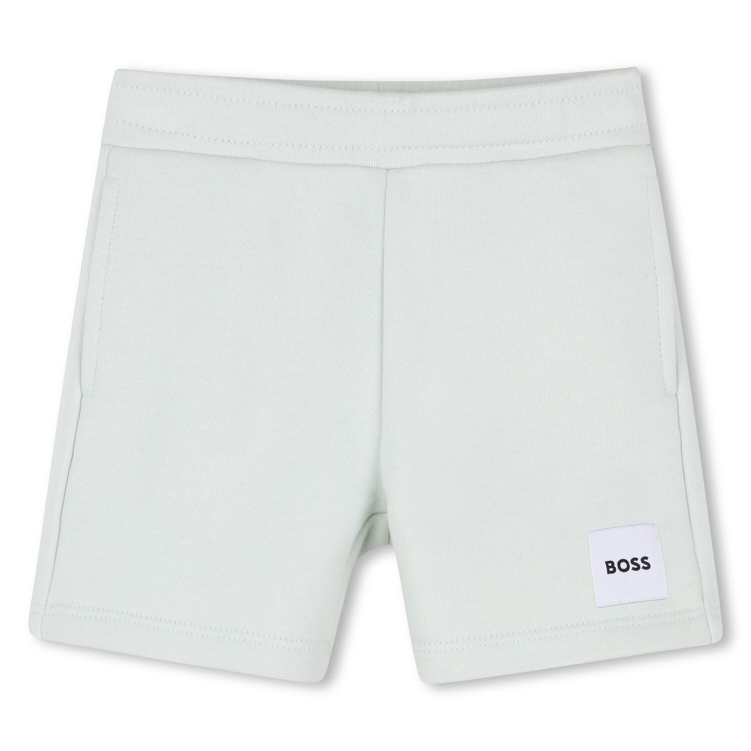 Younger Boys Green Logo Shorts, 4, hi-res