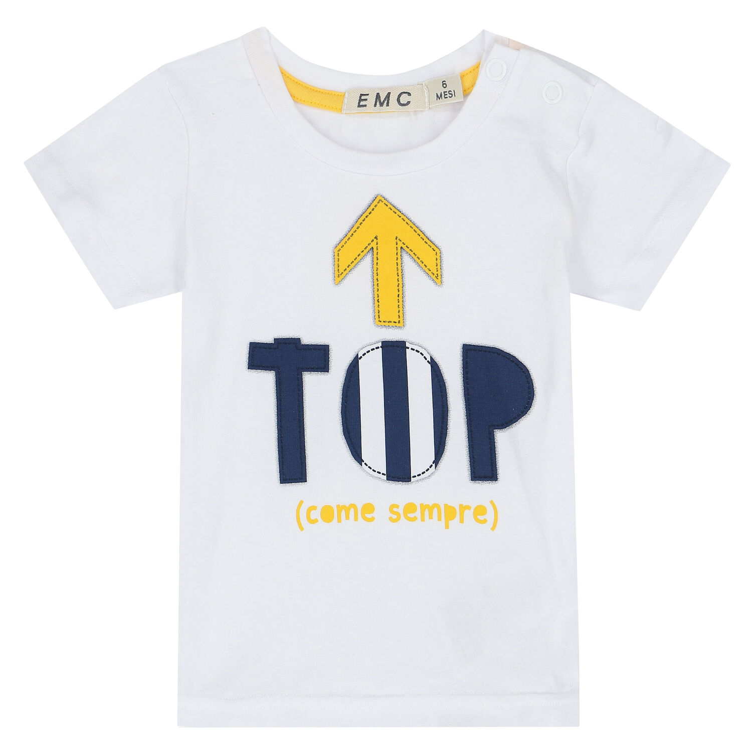 Boys White & Yellow Shorts Set, 1, hi-res image number null