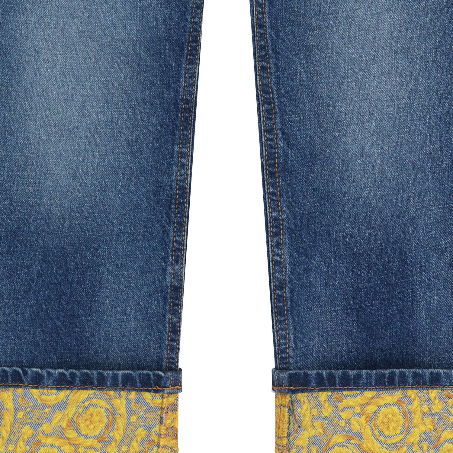 Girls Blue Denim Jeans, 1, hi-res