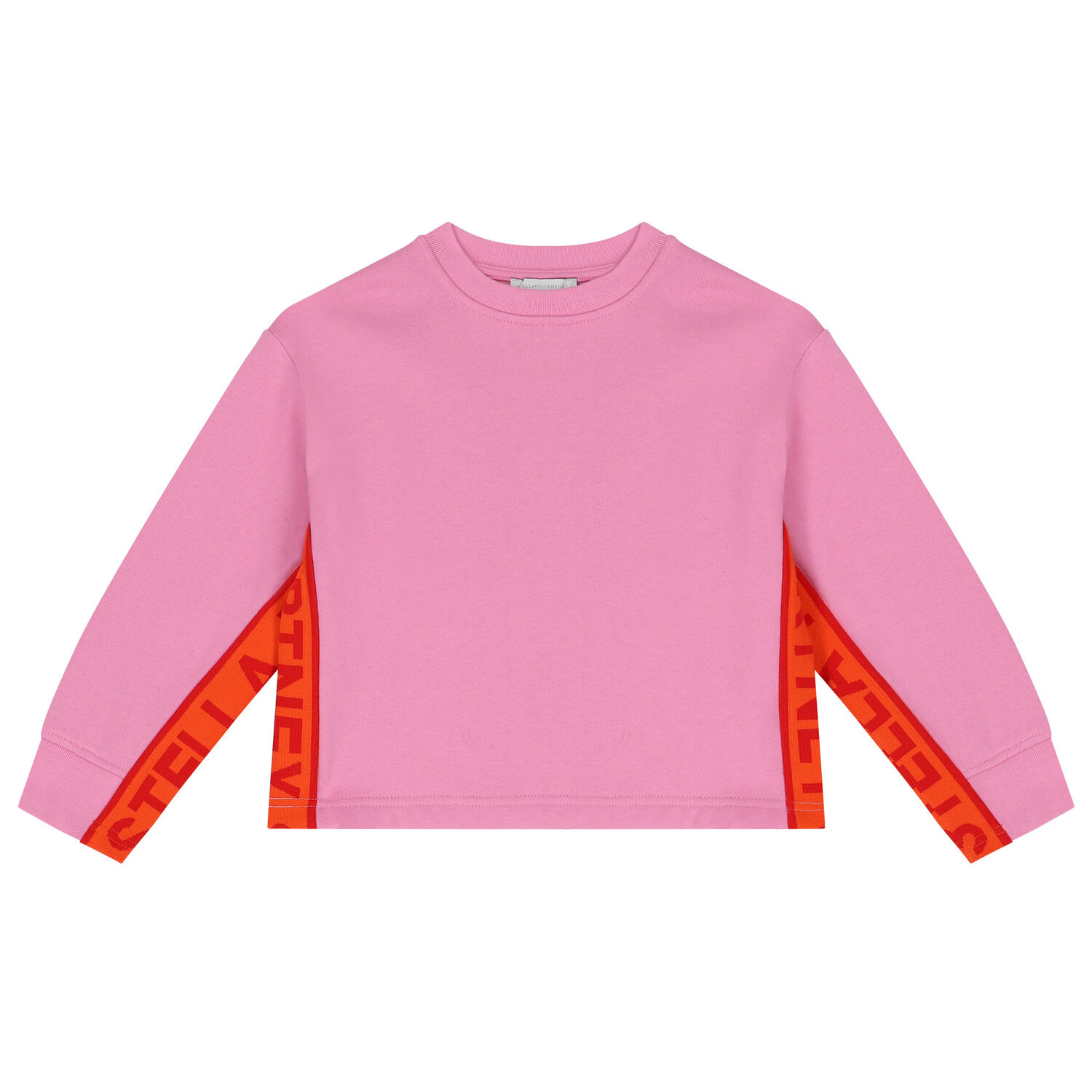 Girls Pink Logo Sweatshirt, 1, hi-res