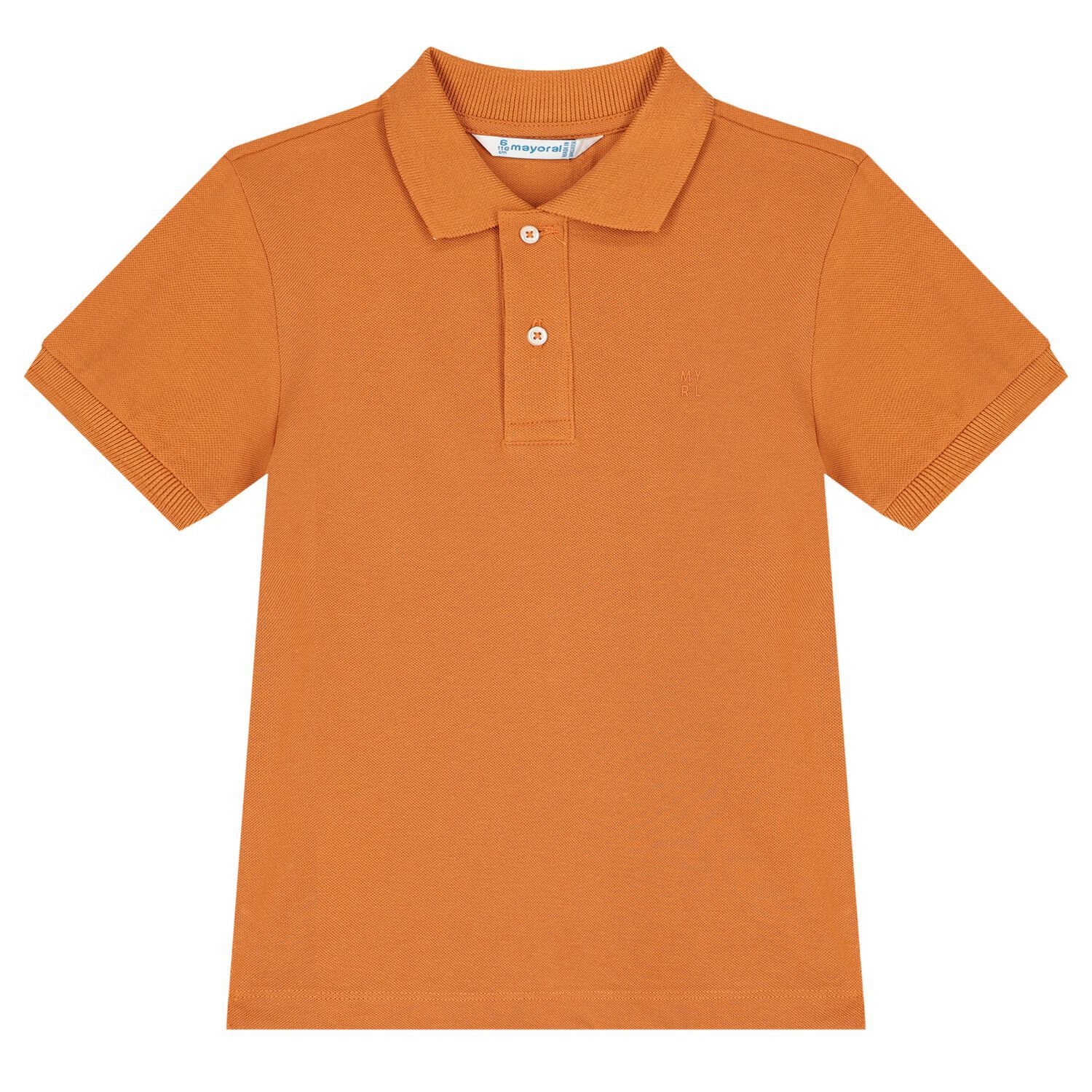 Boys Beige Logo Polo Shirt, 1, hi-res image number null