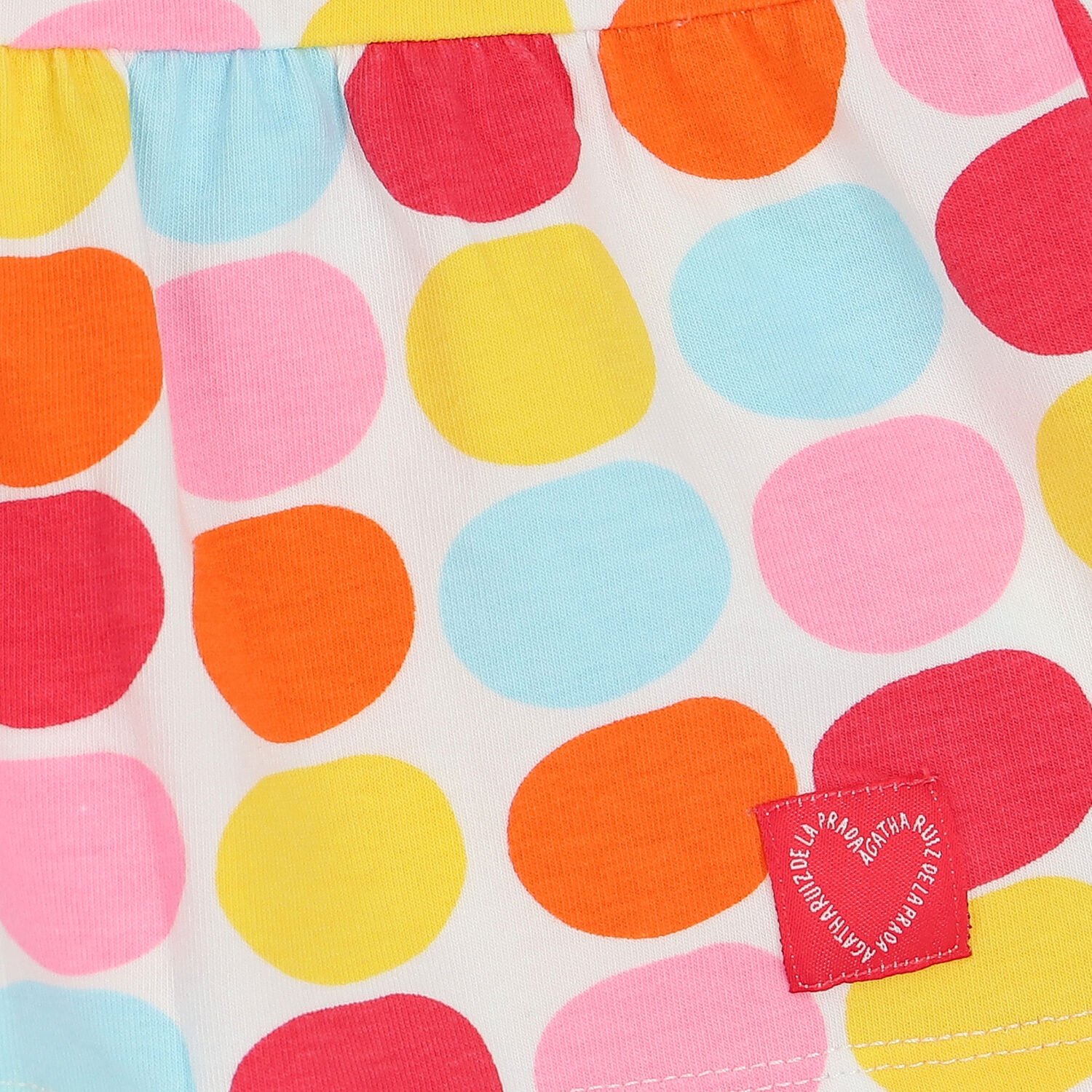 فستان بنات منقط باللون الأبيض, 1, hi-res