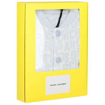 طقم رياضي قابل للعكس باللونين الأزرق والأبيض للأولاد الصغار