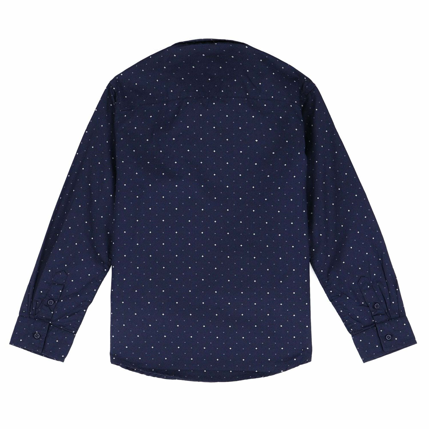 Boys Navy Print Shirt, 1, hi-res image number null