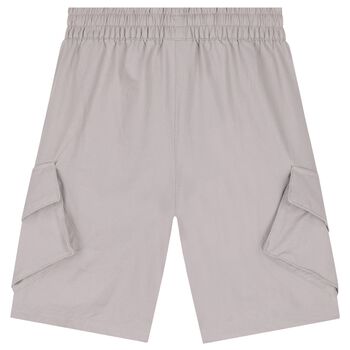 Boys Beige Logo Shorts