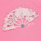 توب باكمام باللون الوردى للبنات, 1, hi-res