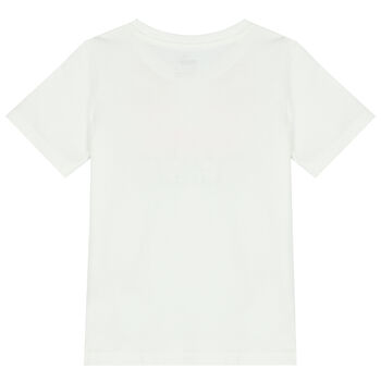 Girls White Logo T-Shirt