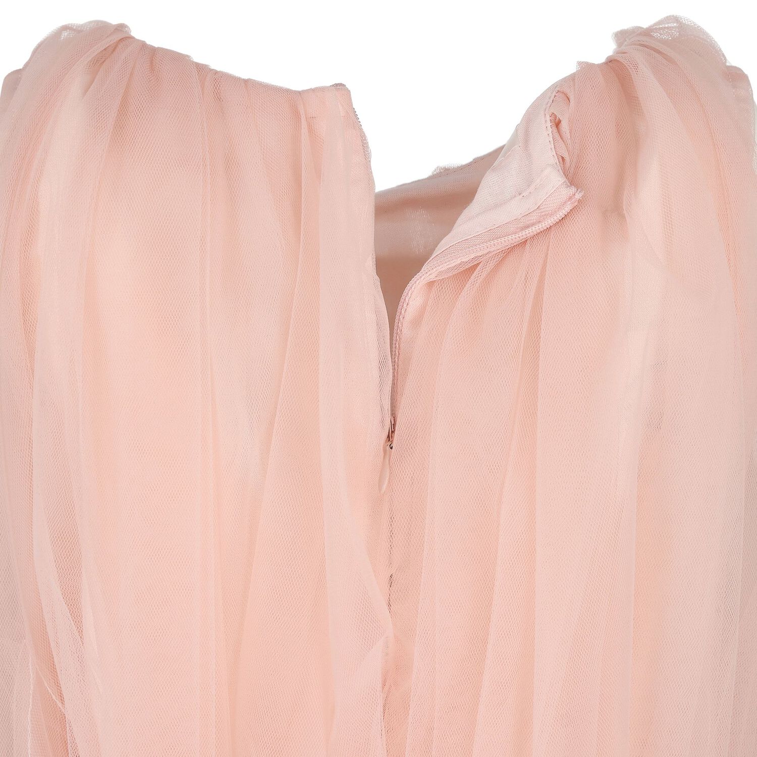 Girls Pink & Black Tulle Dress, 1, hi-res