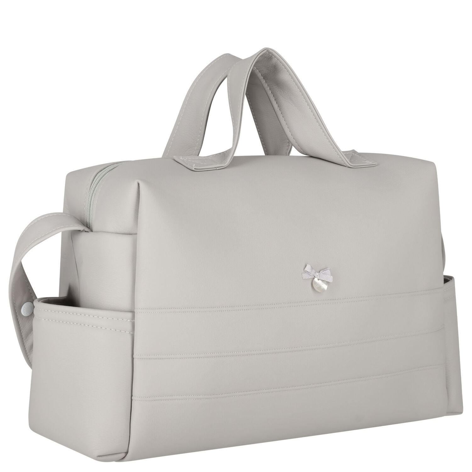 Grey Baby Changing Bag ( 38cm ), 2, hi-res