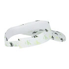 Girls White Logo Visor, 1, hi-res