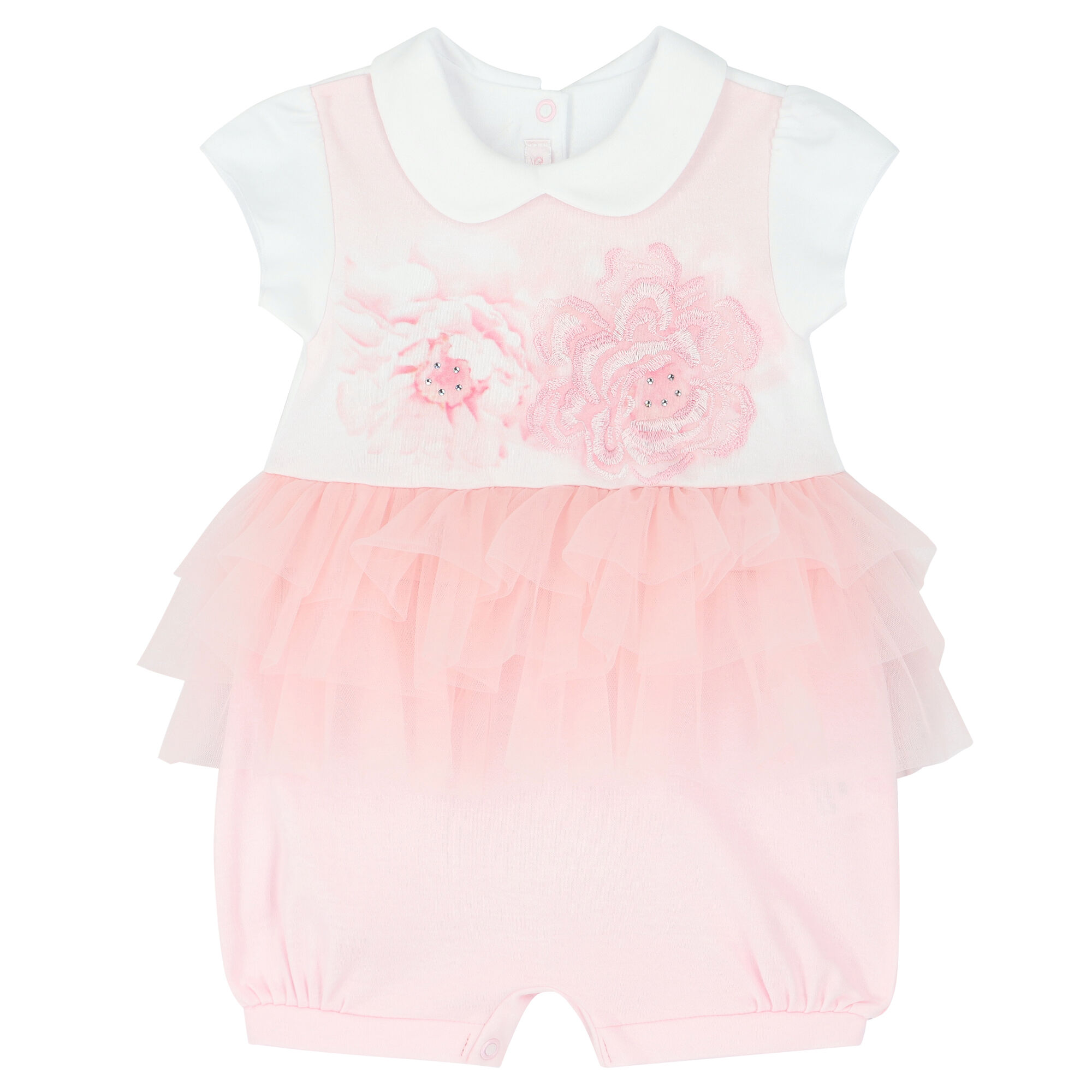 Baby pink shop floral romper