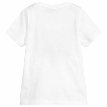 Girls White Logo T-Shirt