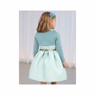 Girls Aqua Bolero Cardigan, 1, hi-res