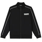 Boys Black Logo Tracksuit, 1, hi-res
