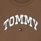 سويت شيرت اولاد بالشعار باللون البنى , 2, hi-res