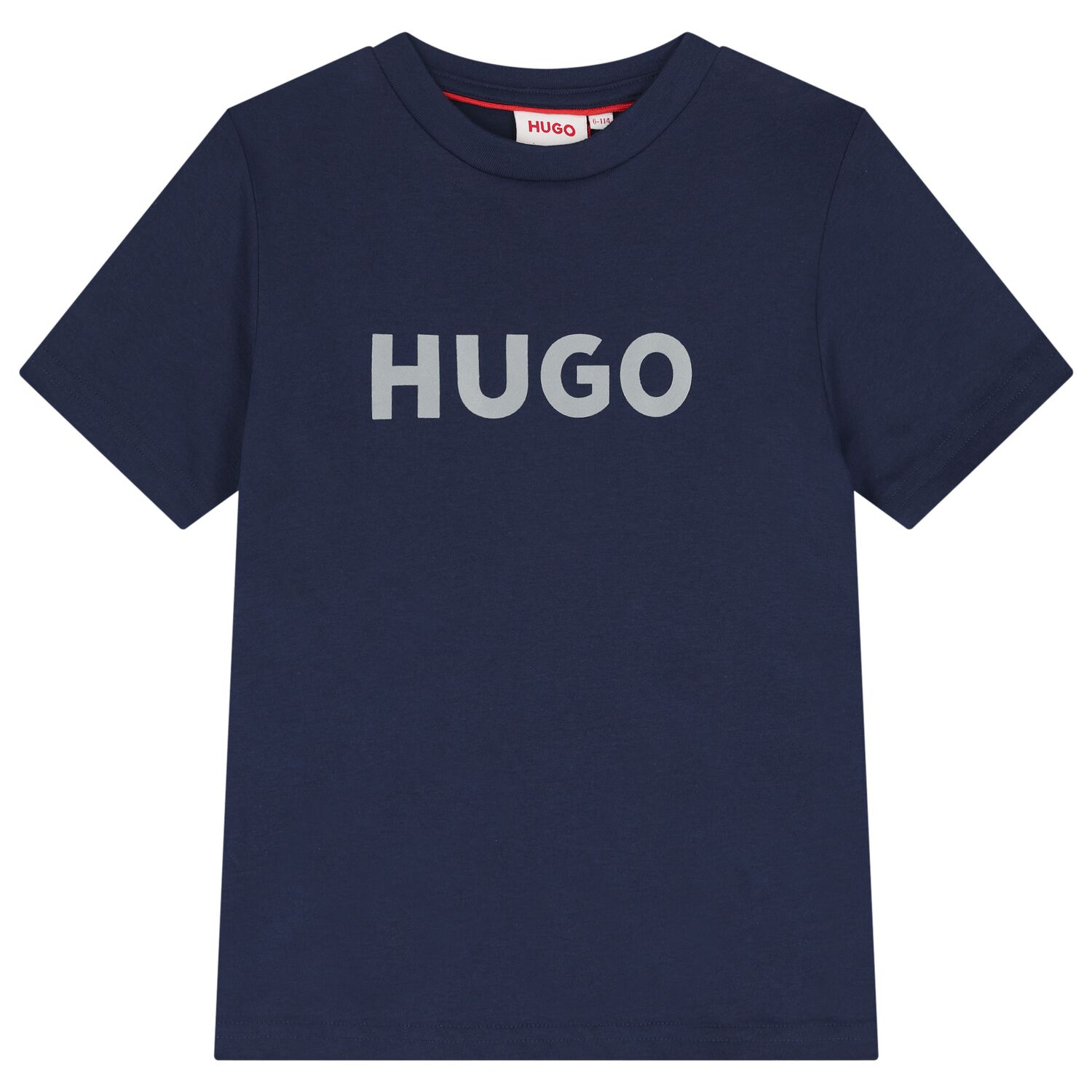 Boys Navy Blue Logo T-Shirt, 3, hi-res