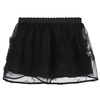 Girls Black Tulle Skirt