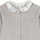 Grey & Ivory Toile De Jouy Babygrow, 2, hi-res
