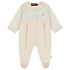 Ivory & Gold Logo Babygrow Gift Set, 1, hi-res