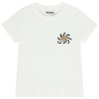 White Teddy Bear Logo T-Shirt, 1, hi-res