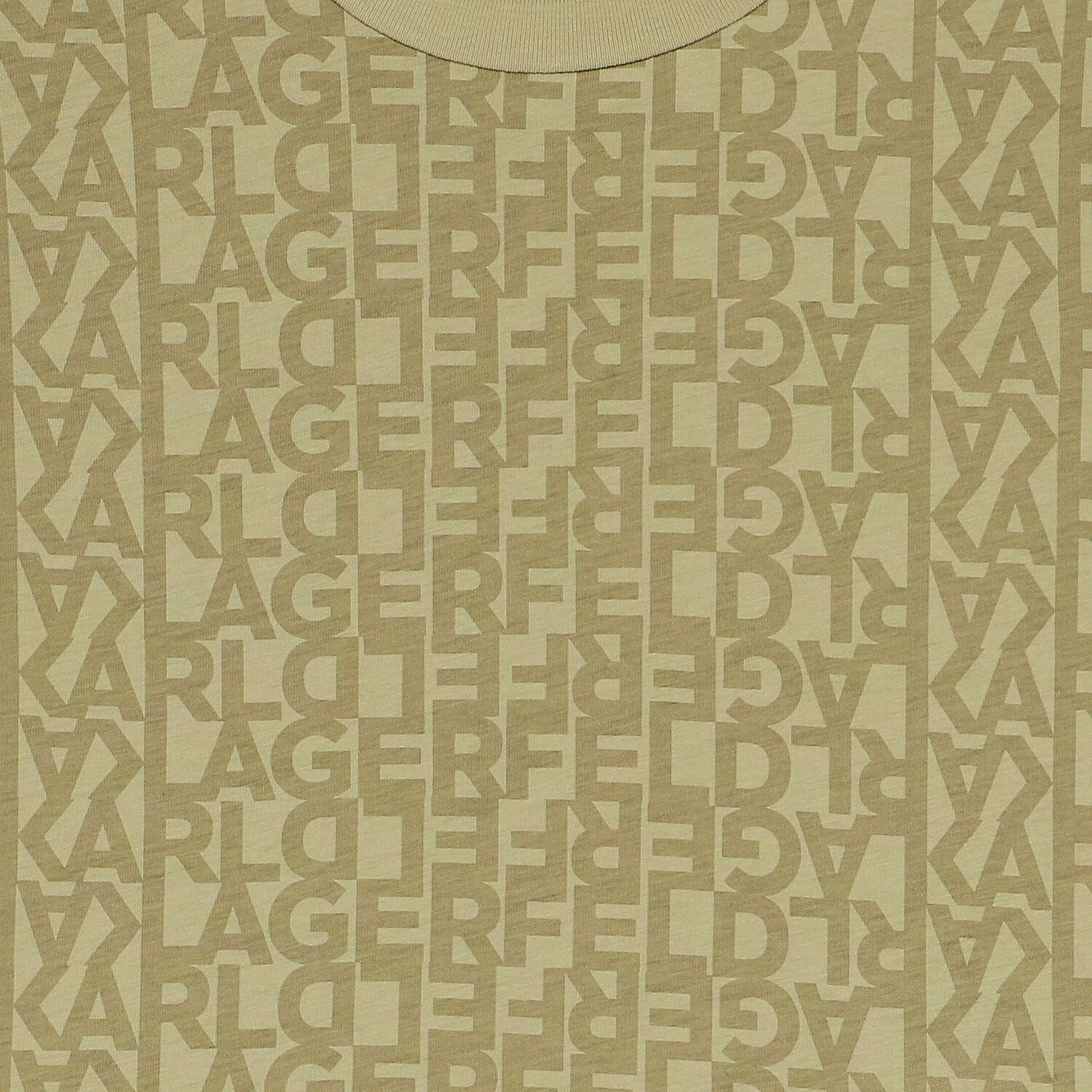 تيشيرت أولاد بالشعار باللون الأخضر, 1, hi-res