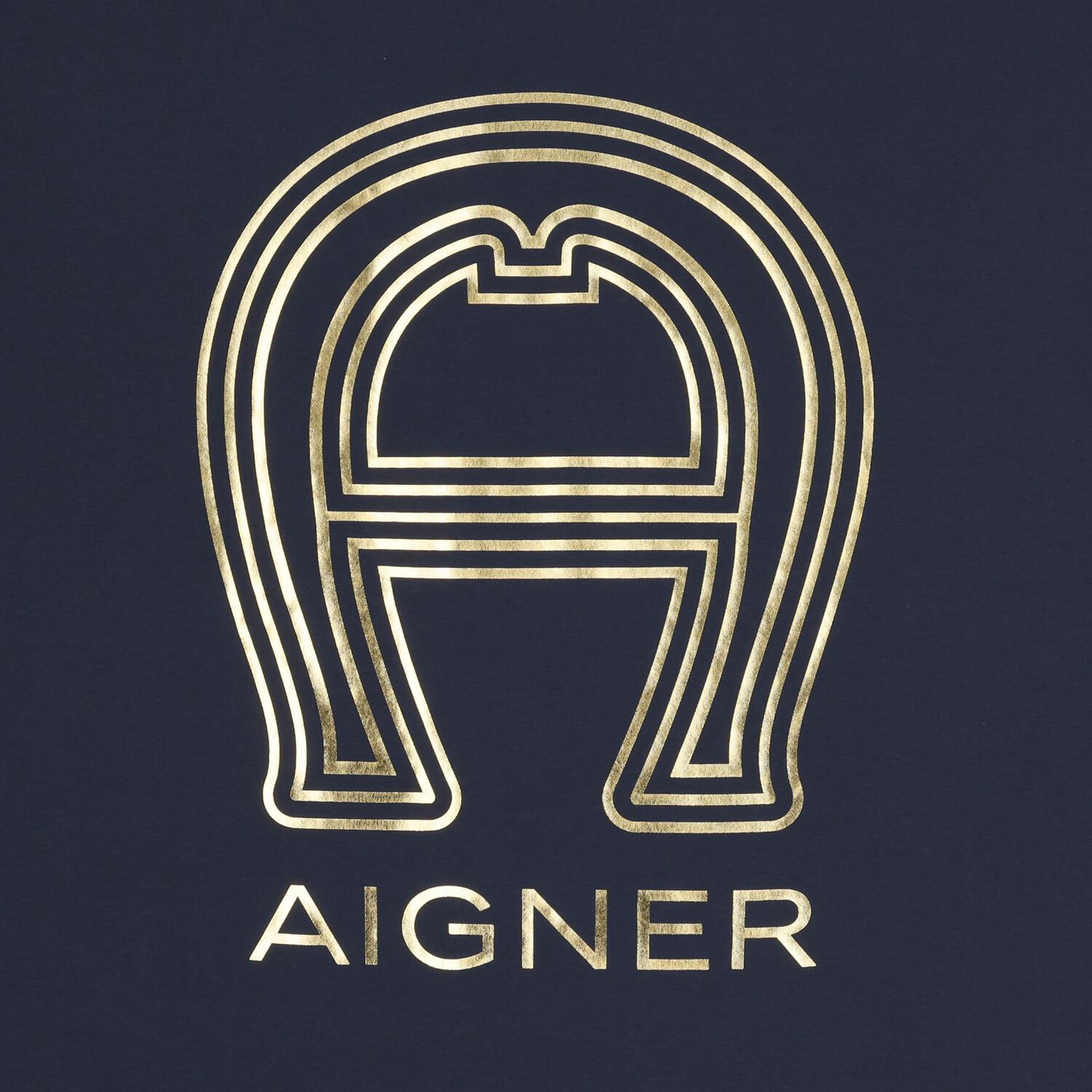 Baby Boys Navy Blue & Gold Logo Baby Blanket, 3, hi-res