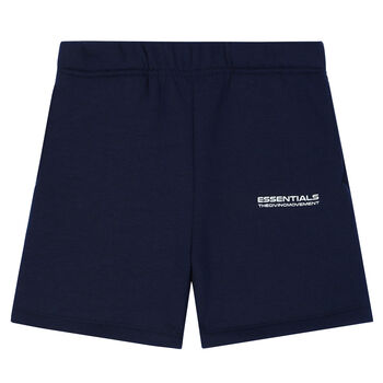 Navy Blue Logo Shorts