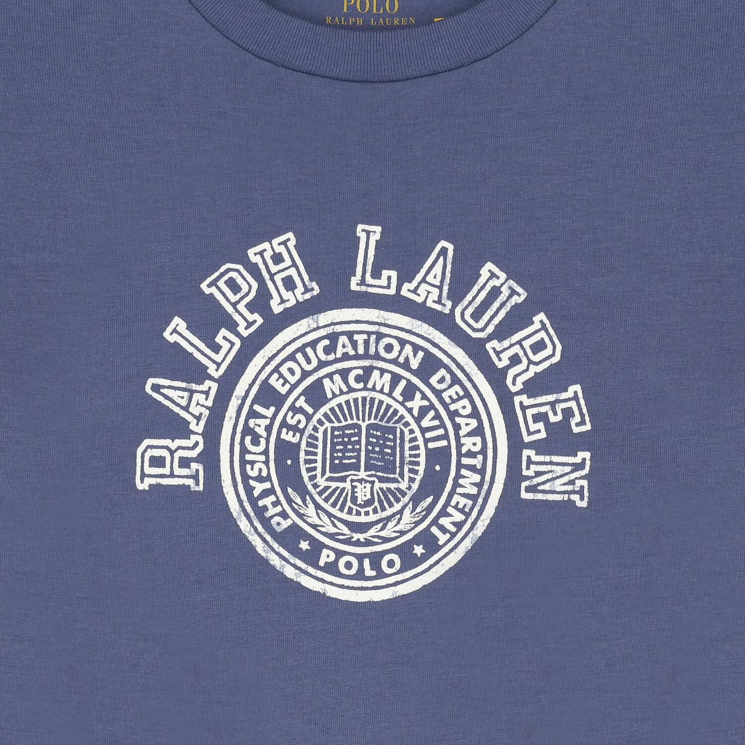 Boys Navy Blue Varsity Logo T-Shirt, 1, hi-res