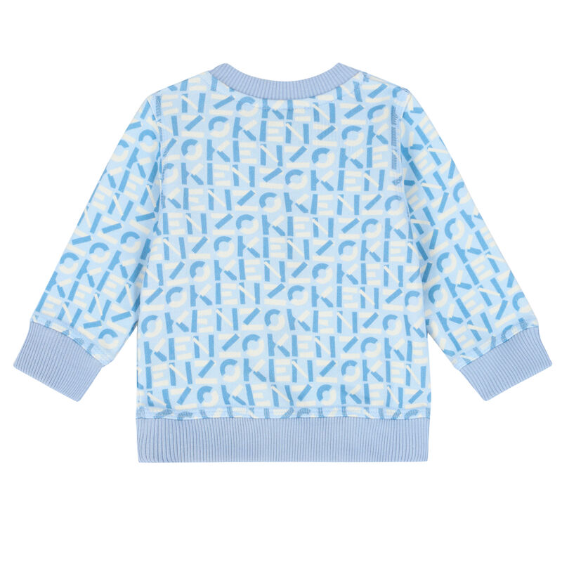Younger Boys Blue Logo Sweatshirt, 1, hi-res image number null