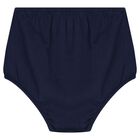 طقم فستان بنات بطبعة الدب باللون الكحلي  للاطفال, 1, hi-res