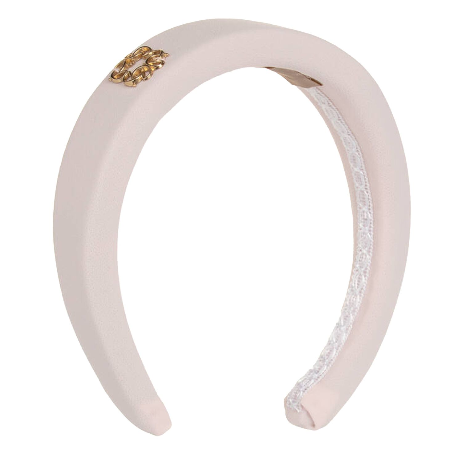 عصابه راس بنات مبطنه باللو الوردى , 1, hi-res