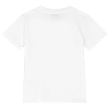 Girls White Tiger T-Shirt