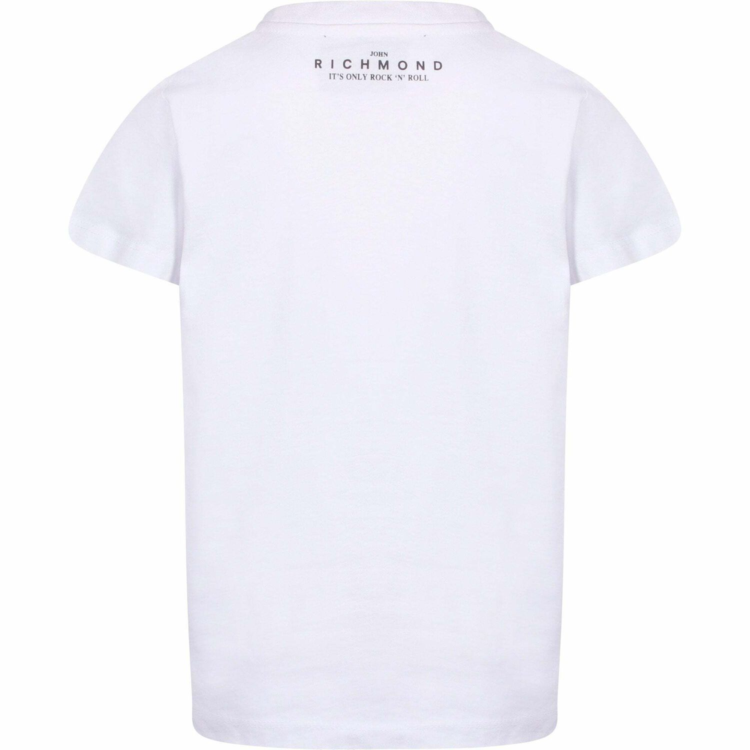 Boys White Logo T-Shirt, 1, hi-res image number null