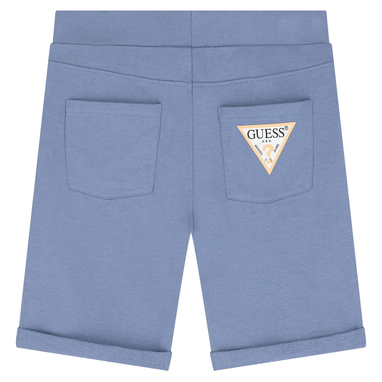 طقم شورت أولاد بطبعة جرافيتى باللون الأزرق, 1, hi-res