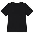 Boys Black Dragon Logo T-Shirt, 1, hi-res