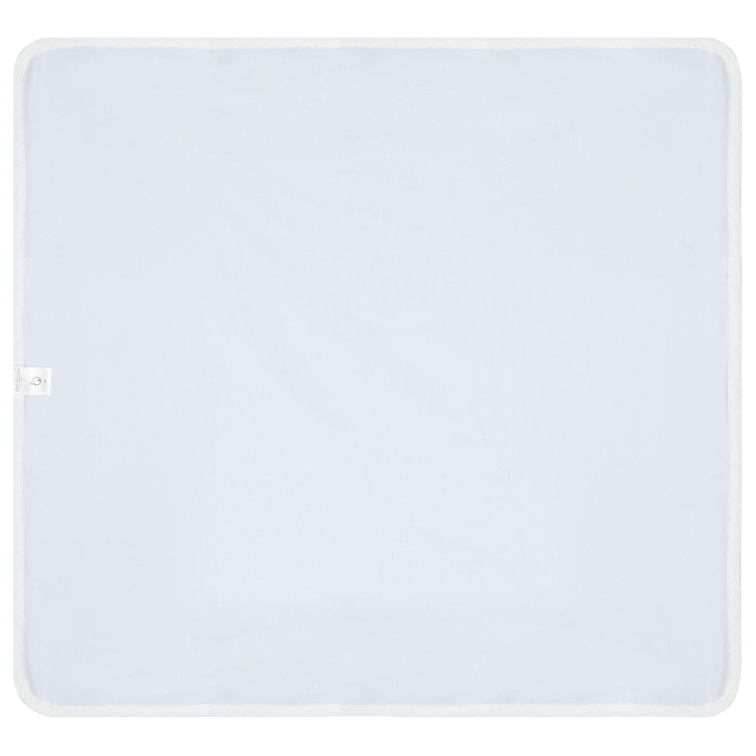 Baby Boys Blue & White Blanket, 1, hi-res