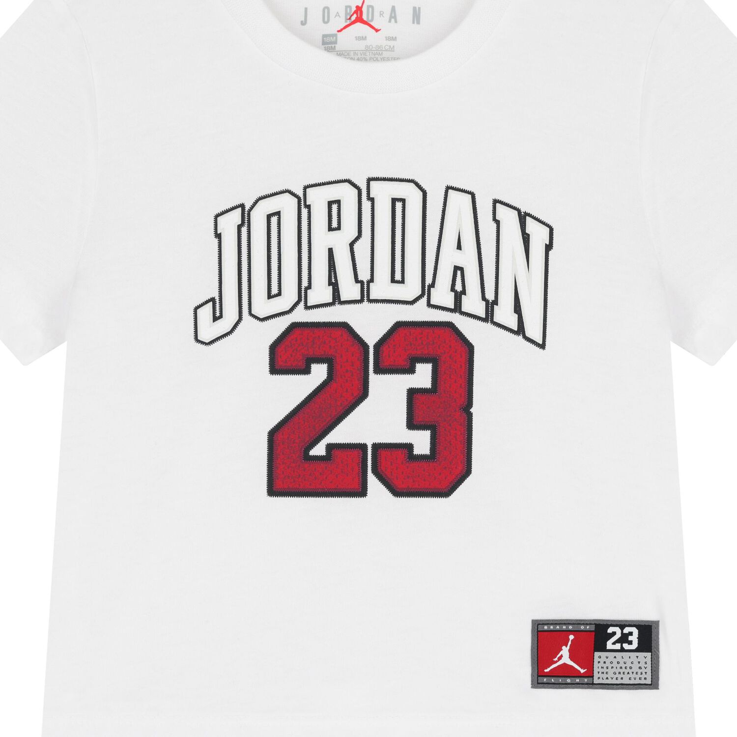 طقم بنطلون بالشعار باللونين الأبيض والأسود للأولاد, 1, hi-res