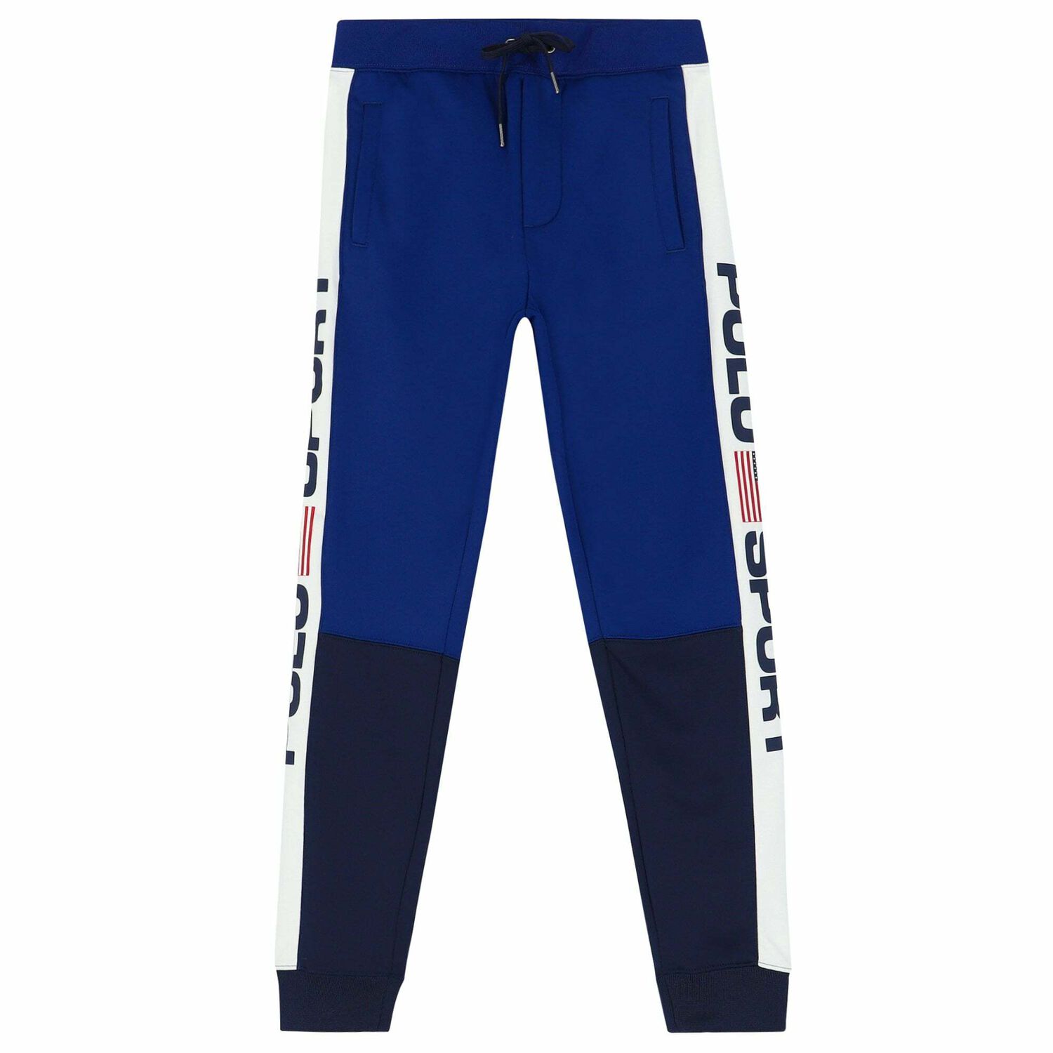 Older Boys Blue & White Logo Joggers, 1, hi-res image number null