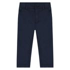 Younger Boys Navy Blue Trousers, 2, hi-res