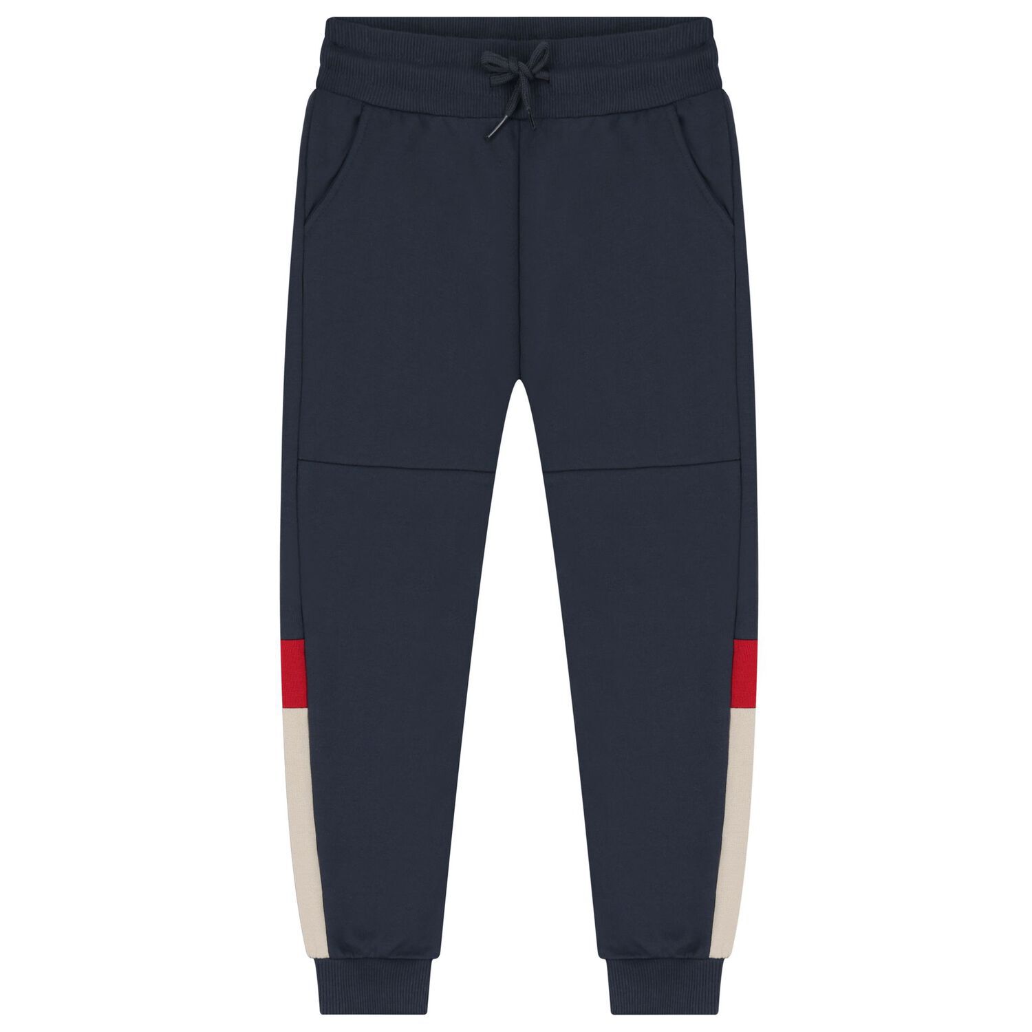 طقم بدله رياضيه للاولاد باللون الازرق والابيض ( 3 قطع )  , 1, hi-res