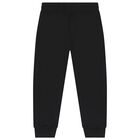 Boys Black Logo Joggers, 2, hi-res