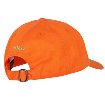 Boys Orange Logo Cap