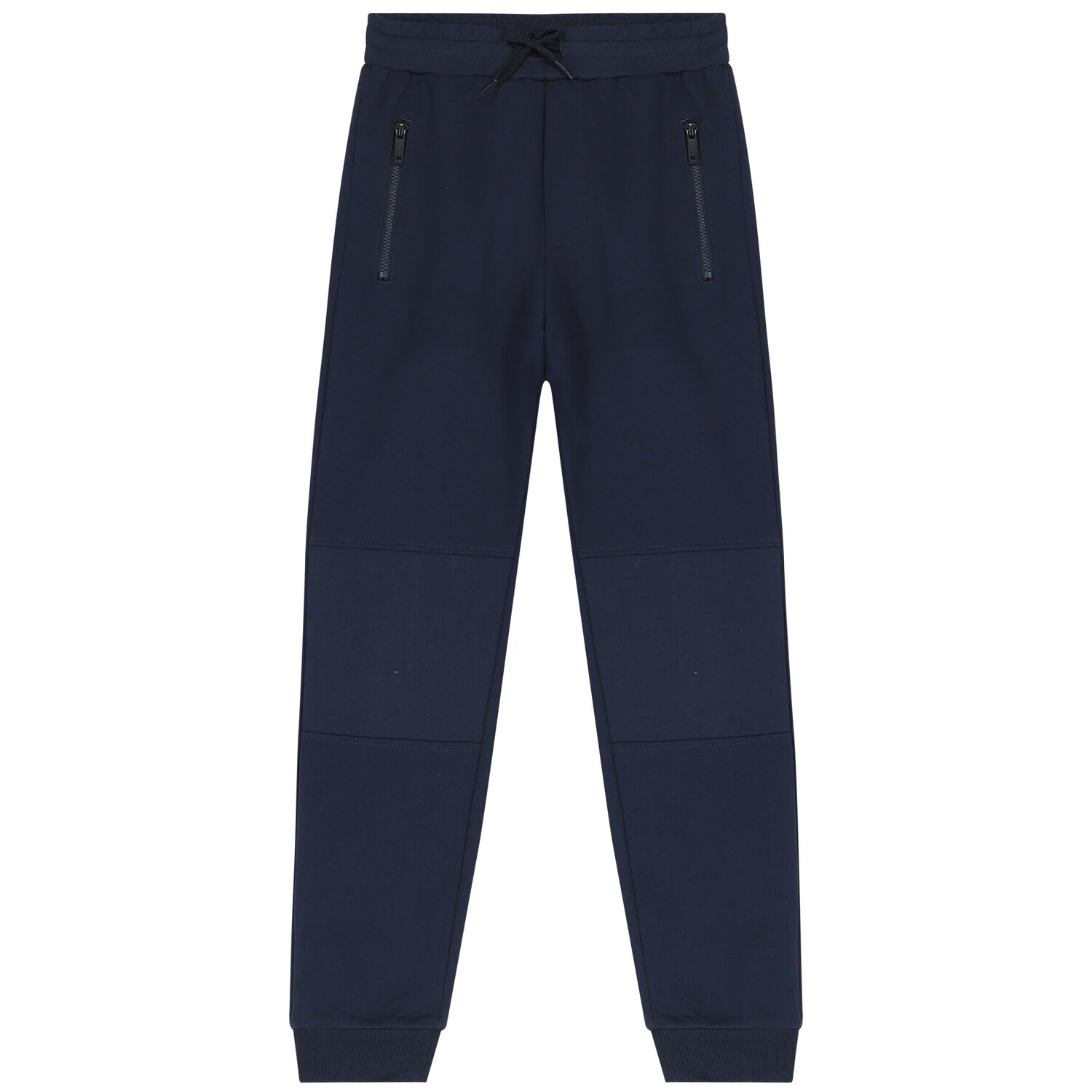 Boys Navy Blue Joggers, 1, hi-res
