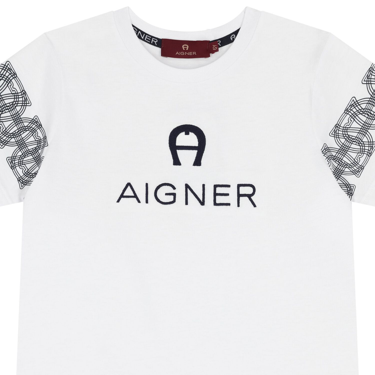 تي شيرت أبيض بشعار للأولاد, 1, hi-res