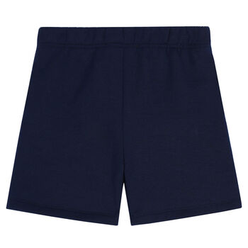 Navy Blue Logo Shorts