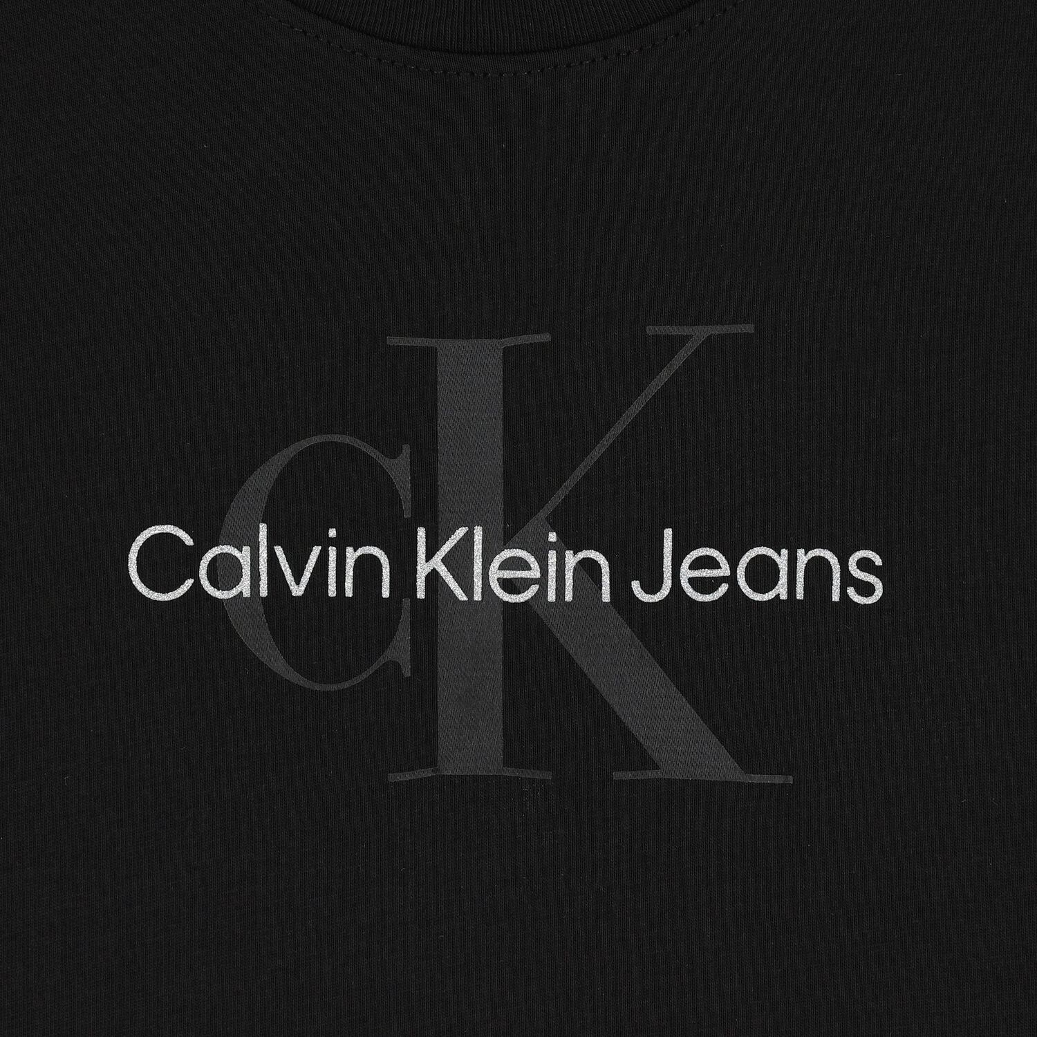 Girls Black Logo T-Shirt, 1, hi-res image number null