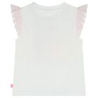 Girls White Top, 1, hi-res